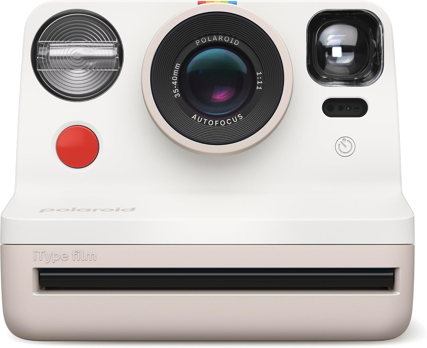 Polaroid Now 2nd Generation I-Type Instant Film Camera - Vintage White (9130)