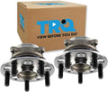 TRQ 2 Piece Rear Wheel Bearing & Hub Assembly Set Compatible with 2014-2020 Acura RLX