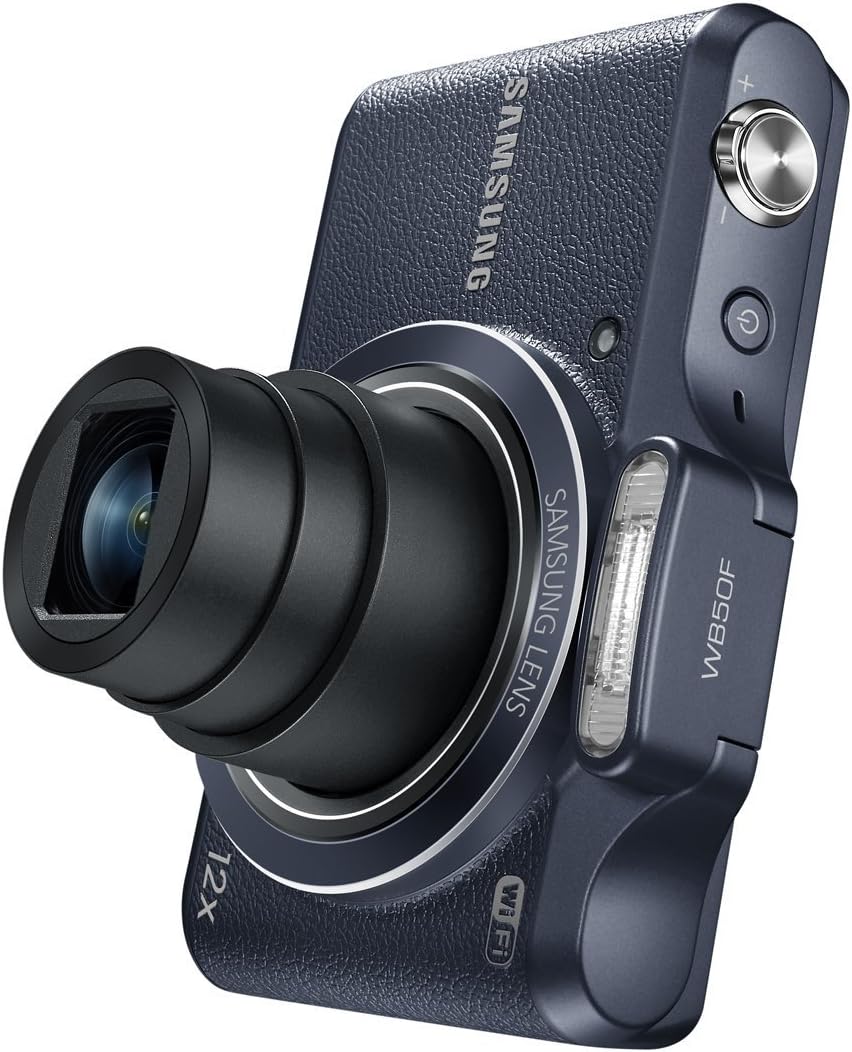 Samsung WB50F 16.2MP Smart WiFi & NFC Digital Camera with 12x Optical Zoom and 3.0' LCD (Black)