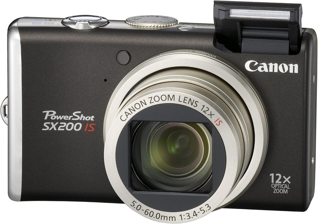 Canon PowerShot SX200IS 12 MP Digital Camera with 12x Wide Angle Optical Image Stabilized Zoom and 3.0-inch LCD (Black)