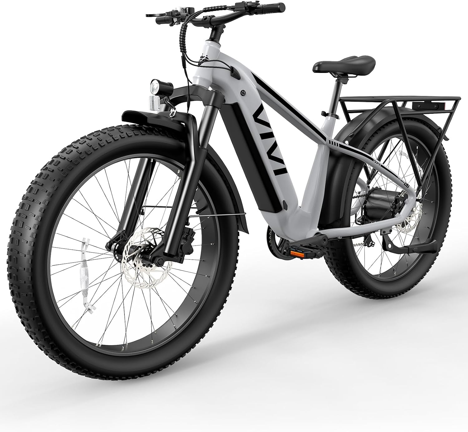 Vivi ACE01 Electric Bike for Adults,26' x 4.0 Fat Tire Ebike,750W Peak Motor Torque Sensor Electric Mountain Bike,20MPH Electric Bicycle with 48V 15AH Battery,Hydraulic Brake,SGS Certified to UL2849