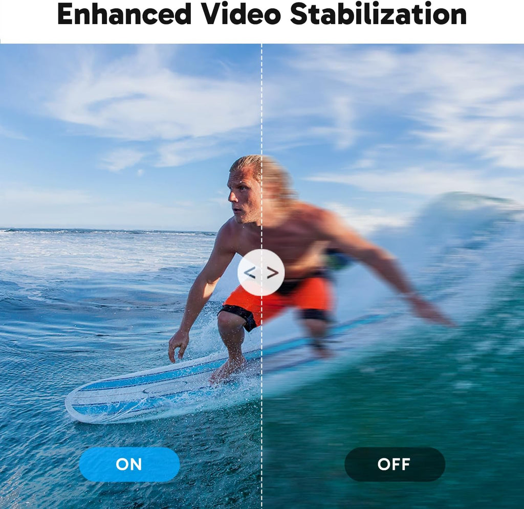 AKASO Brave 7 LE 4K30FPS 20MP WiFi Action Camera with Touch Screen EIS 2.0 Zoom Remote Control 131 Feet Underwater Camera with 2X 1350mAh Batteries Support External Microphone Vlog Camera