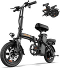 URLIFE 14' Folding Electric Bike for Adults & Teens 500W Peak Motor, 40-Mile Range, Triple Suspension UL 2849 Certified