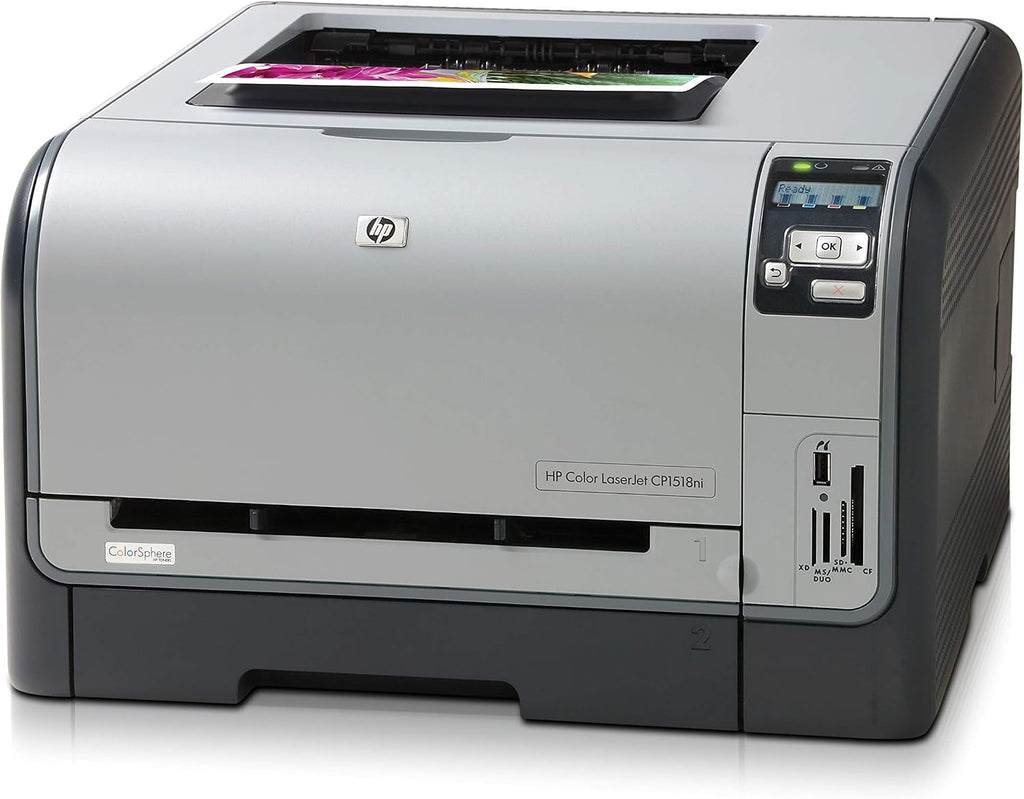 HP Color LaserJet CP-1518NI Laser Printer (CC378A) - Seller Refurb (Renewed)