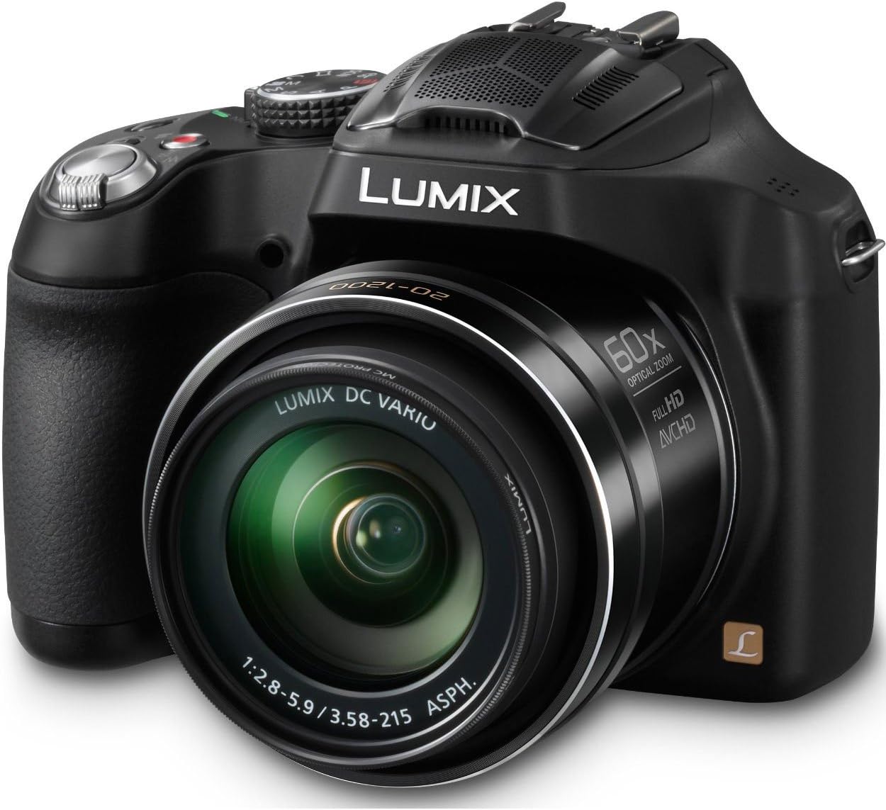 Panasonic LUMIX DMC-FZ70 16.1 MP Digital Camera with 60x Optical Image Stabilized Zoom and 3-Inch LCD (Black)