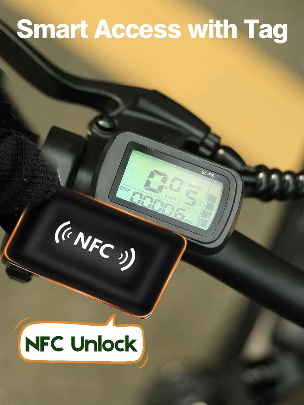ESKUTE Electric Bike for Adults – 1200W Peak Motor, Folding 20x3 Fat Tire E‑Bike, 48V 10.4Ah Battery, Step‑Through Cargo Fold Ebike, NFC Unlock, 28 MPH, 7‑Speed, Up to 55 Miles