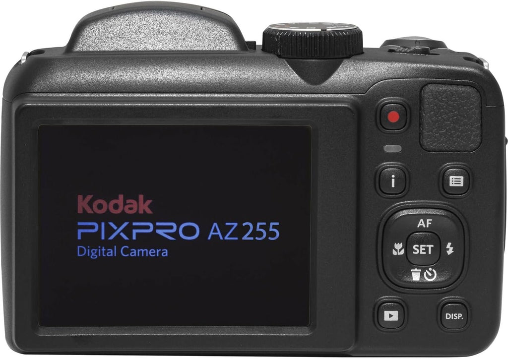 Kodak PIXPRO AZ255 Digital Camera + 32GB Memory Card (2) + Digital Camera/Video Case (Black)