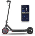 Maxshot Electric Scooter, 8.5' /10' /14' Tire, 16/19/22 Mph Top Speed, 12/16/21/27/28/49/50 Miles Long Range, Folding Escooter for Adults and Kids with Seat Bag, Dual Braking, Dual Suspension, App