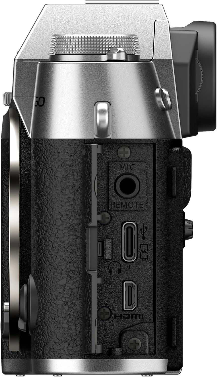 Fujifilm X-T50 Mirrorless Digital Camera Body - Silver
