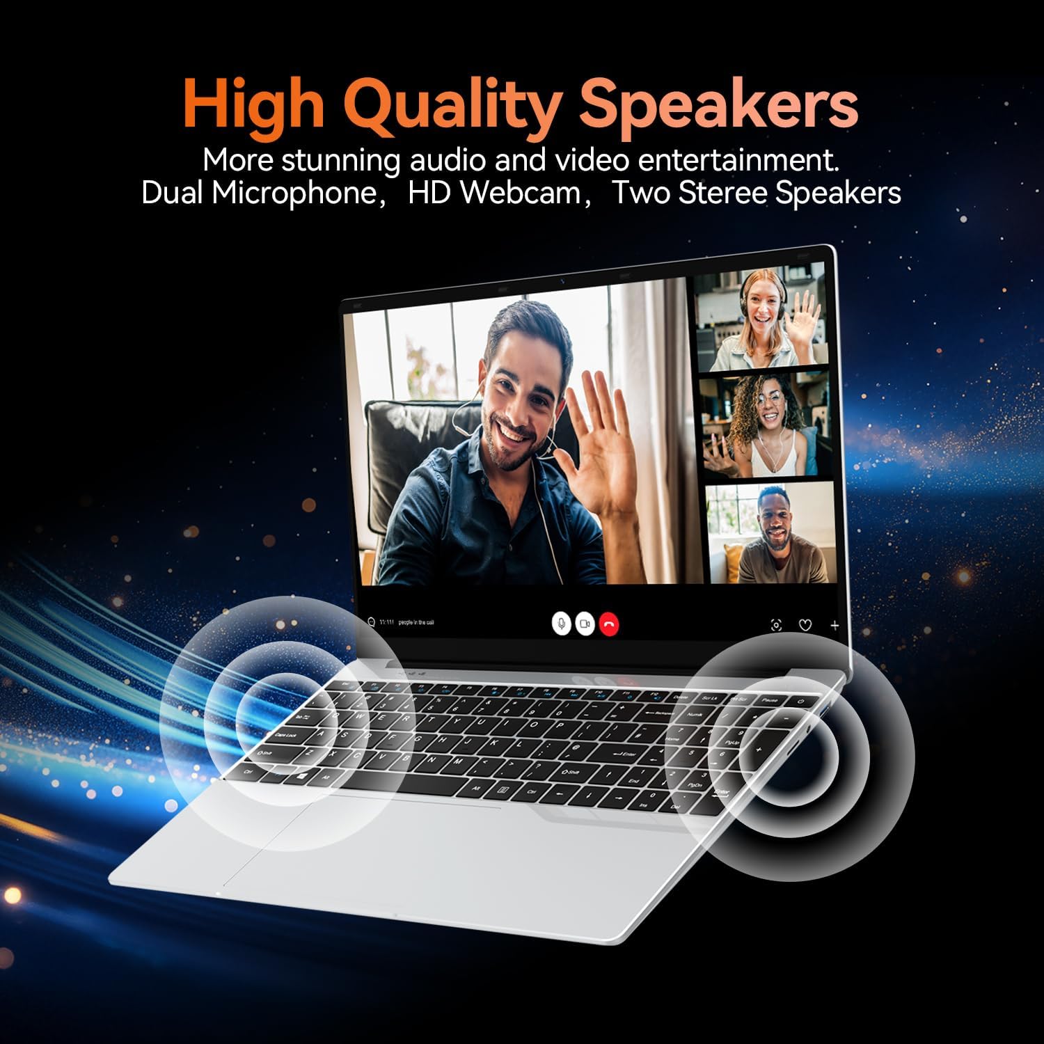 2026 Latest Laptop,16GB RAM 1TB SSD,15.6 inch 2K FHD IPS Screen,12th Quad Core N100(3.4GHz) CPU, 2.4G/5G WiFi/BT5.0, HD Webcam,Full-Featured Type-C,Large Capacity Battery,USB 3.2,Light&Thin Laptop