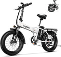 Foldable Electric Bike for Adults, 30+MPH, 48V 20Ah Removable Battery up to 80Miles, 20' Fat Tire Peak 1000W Motor Dirt Ebike Adult Electric Bicycle for City Commute Beach Mountain Adventurous E Bike