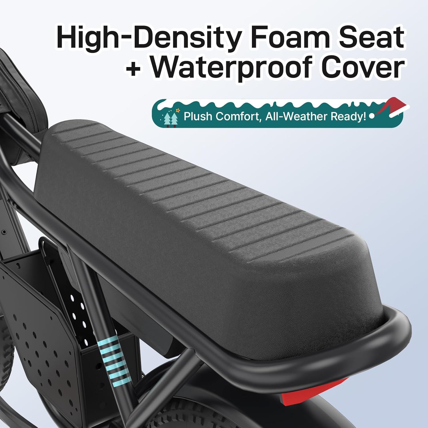 Gotrax R7 Electric Bike for Adults, 750W Motor, 25mph, Max 45-Mile Range, 20' Fat Tire, UL Certified, 48V Removable Battery, Oversized Padded Seat, Basket&Frame Bag, Easy Assembly for City&All-Terrain