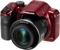 Samsung WB1100F 16.2MP CCD Smart WiFi & NFC Digital Camera with 35x Optical Zoom, 3.0' LCD and 720p HD Video (Red)