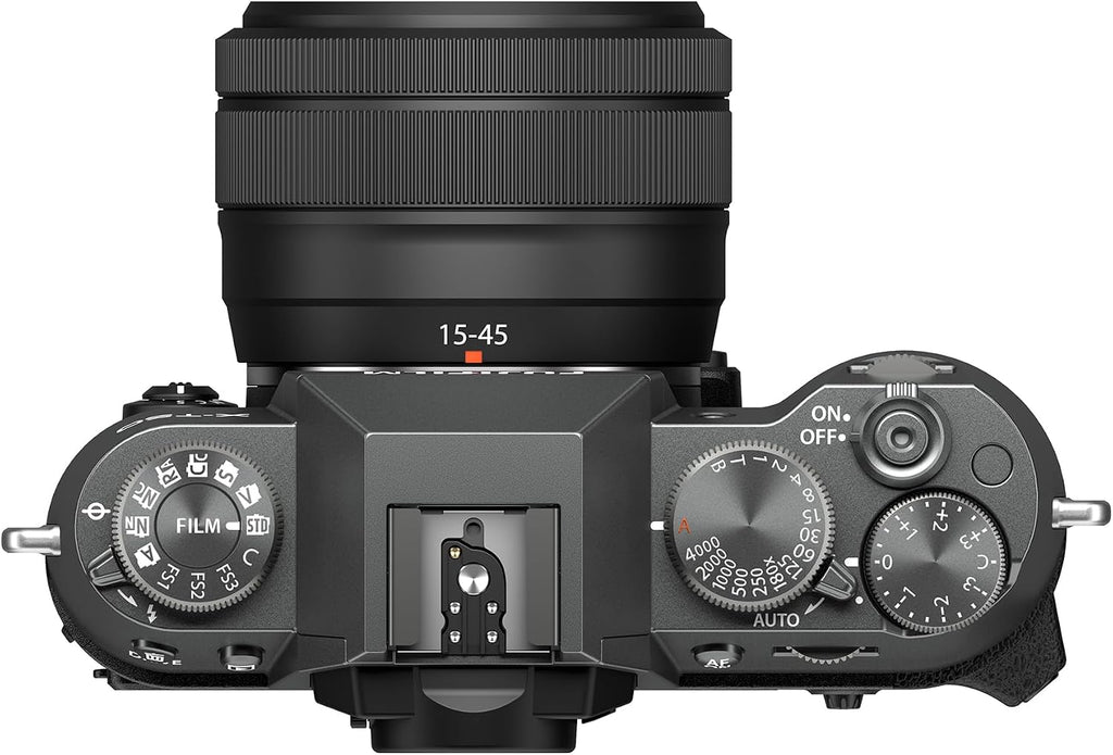 Fujifilm X-T50 Mirrorless Digital Camera XC15-45mmF3.5-5.6 OIS PZ Lens Kit - Charcoal Silver