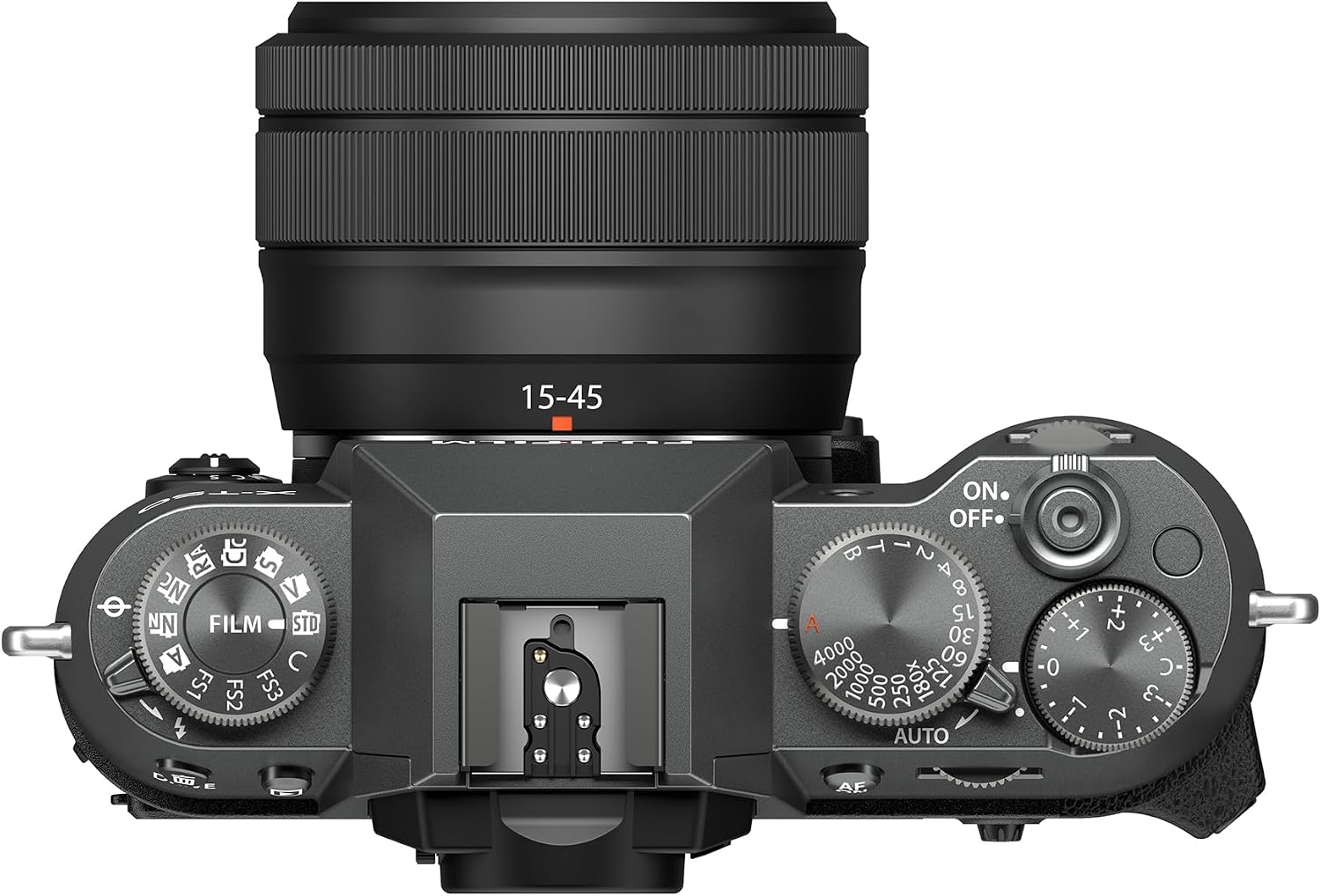 Fujifilm X-T50 Mirrorless Digital Camera XC15-45mmF3.5-5.6 OIS PZ Lens Kit - Charcoal Silver