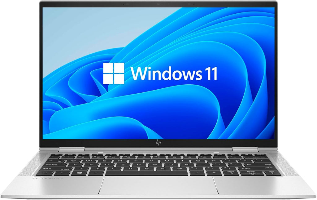 HP EliteBook x360 1030 G7 14' HD, Core i7-10610U 1.8GHz, 16GB RAM, 256GB NVMe, Windows 11 Pro 64Bit, CAM, Touch (Renewed)