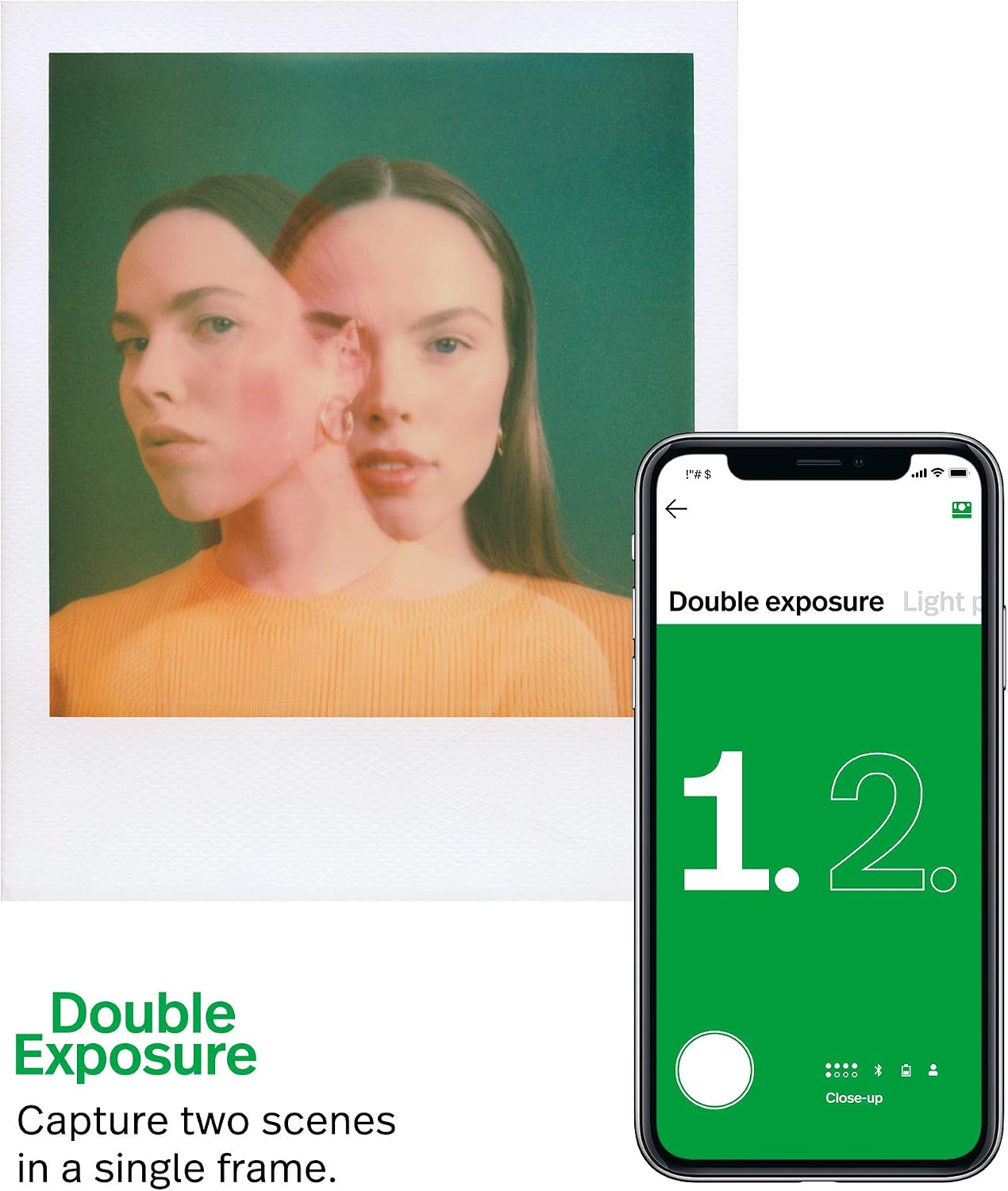 Polaroid Originals OneStep+ Black (9010), Bluetooth Connected Instant Film Camera (Renewed)