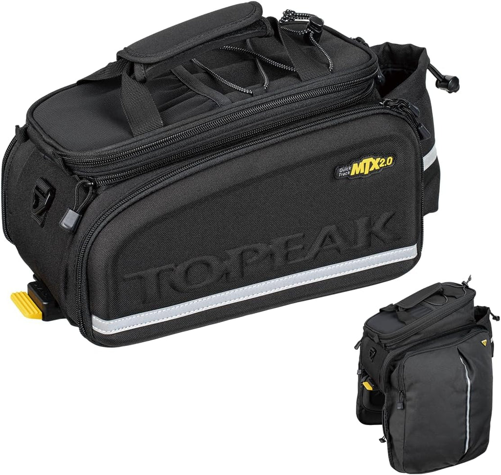 Topeak MTX TrunkBag - Rear Bicycle Bag - Spacious Storage and Easy Mounting