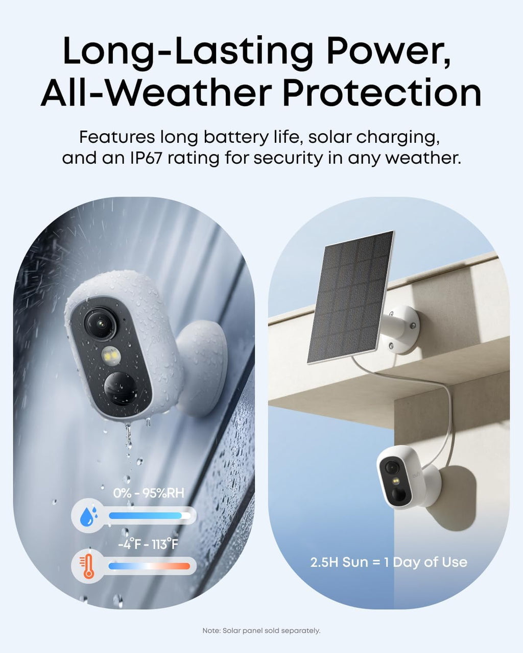 eufy Security eufyCam C35 2-Cam Kit, Wireless Indoor/Outdoor Camera, Magnetic Mount, Color Night Vision, Local Storage, No Monthly Fee, IP67, Facial Recognition, Solar Panel Compatible, Build-in 8GB