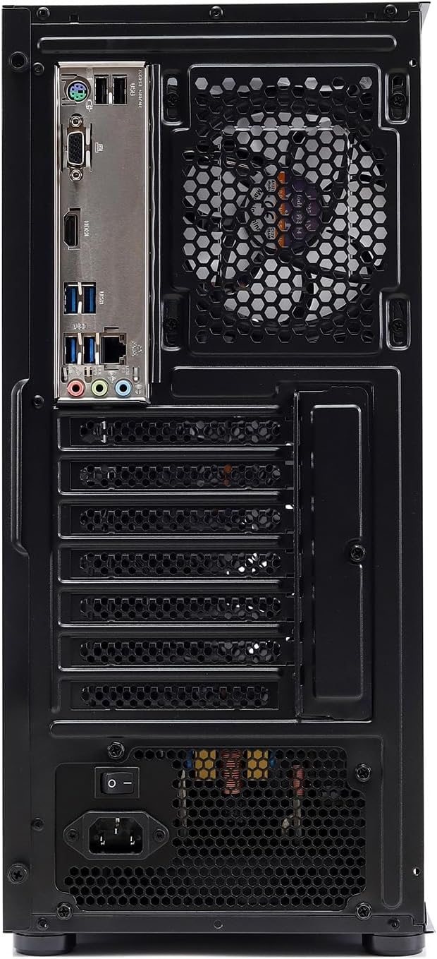 MXZ Desktop Gaming Computer Home&Office PC R5 5600GT,16GB DDR4, 1 T NVME SSD，6 RGB Fans, WiFi & Win 11 Pro 64-bit Ready
