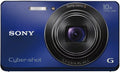 Sony Cyber-shot DSC-W690 16.1 MP Digital Camera with 10x Optical Zoom and 3.0-inch LCD (Blue) (2012 Model)