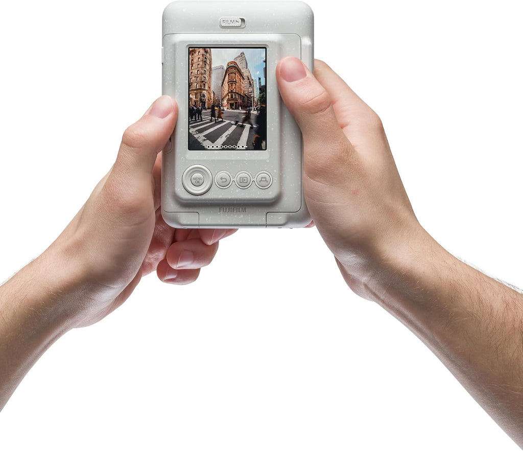Fujifilm INSTAX Mini LIPLAY Hybrid Instant Camera - Misty White
