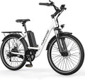 Funhang Electric Bike for Adults, 26' City Cruiser Ebike with 1000W Peak Motor, 20MPH 50 Miles Commuter Adult Electric Bicycles with 48V Battery, Adjustable Stem, 7-Speed, UL 2849 Certified