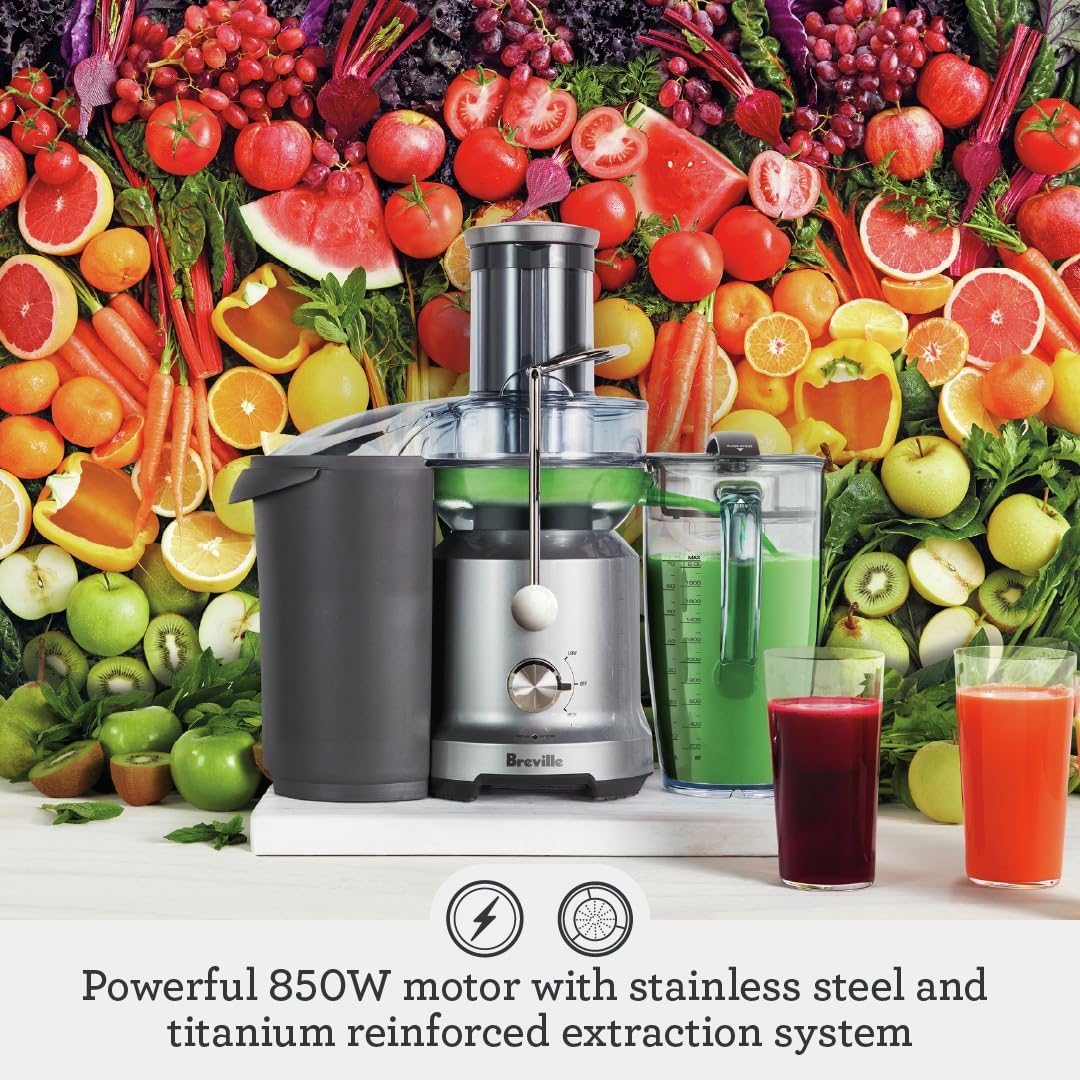 Breville the Juice Fountain Cold Centrifugal Juicer, RM-BJE430SIL, Silver (Certified Remanufactured)
