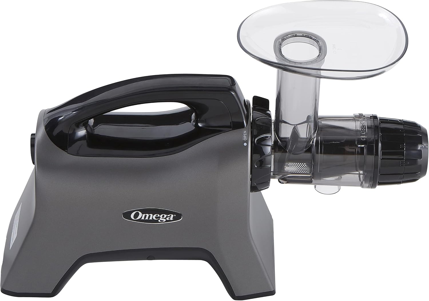 Omega Celery Juicer and Nutrition System Masticating Juicer, Cold Press Juicer Machine For Celery with Adjustable Dial, 200-Watt, Silver