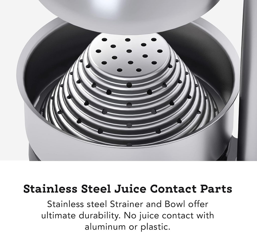 Tribest Pro MJP-105 XL Professional Manual Cold Press Juicer Machine for Pomegranates and Citrus (Purple)