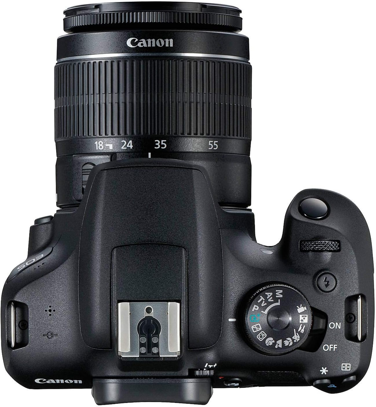 Canon EOS 2000D (Rebel T7) Digital SLR Camera with 18-55mm DC III Lens Kit (International Model) Professional Accessory Black