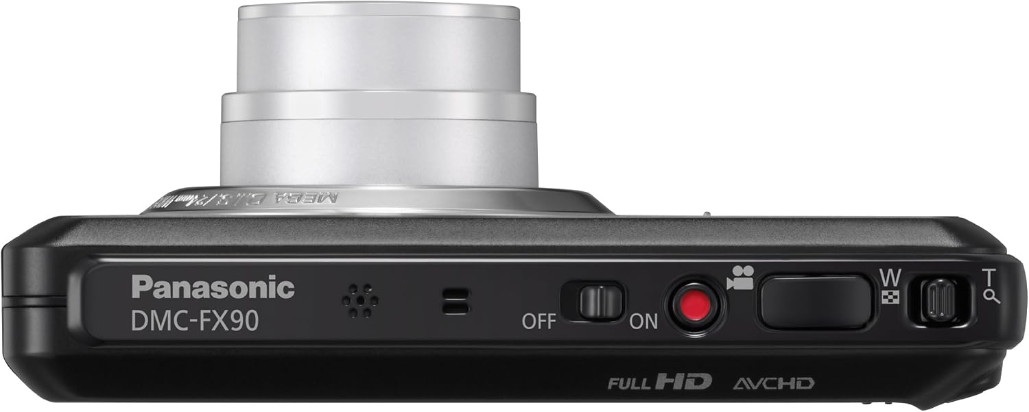 Panasonic DMC-FX90K 12.1 MP Digital Camera with 5x Optical Zoom and Touchscreen (Black)