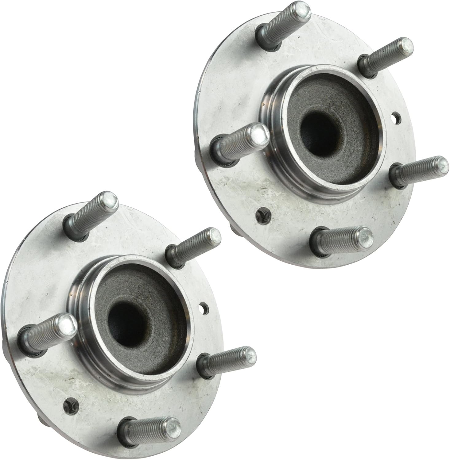 TRQ 2 Piece Front Passenger Side Driver & Passenger Side Wheel Bearing & Hub Assembly Set Compatible with 2009-2011 Mazda RX-8
