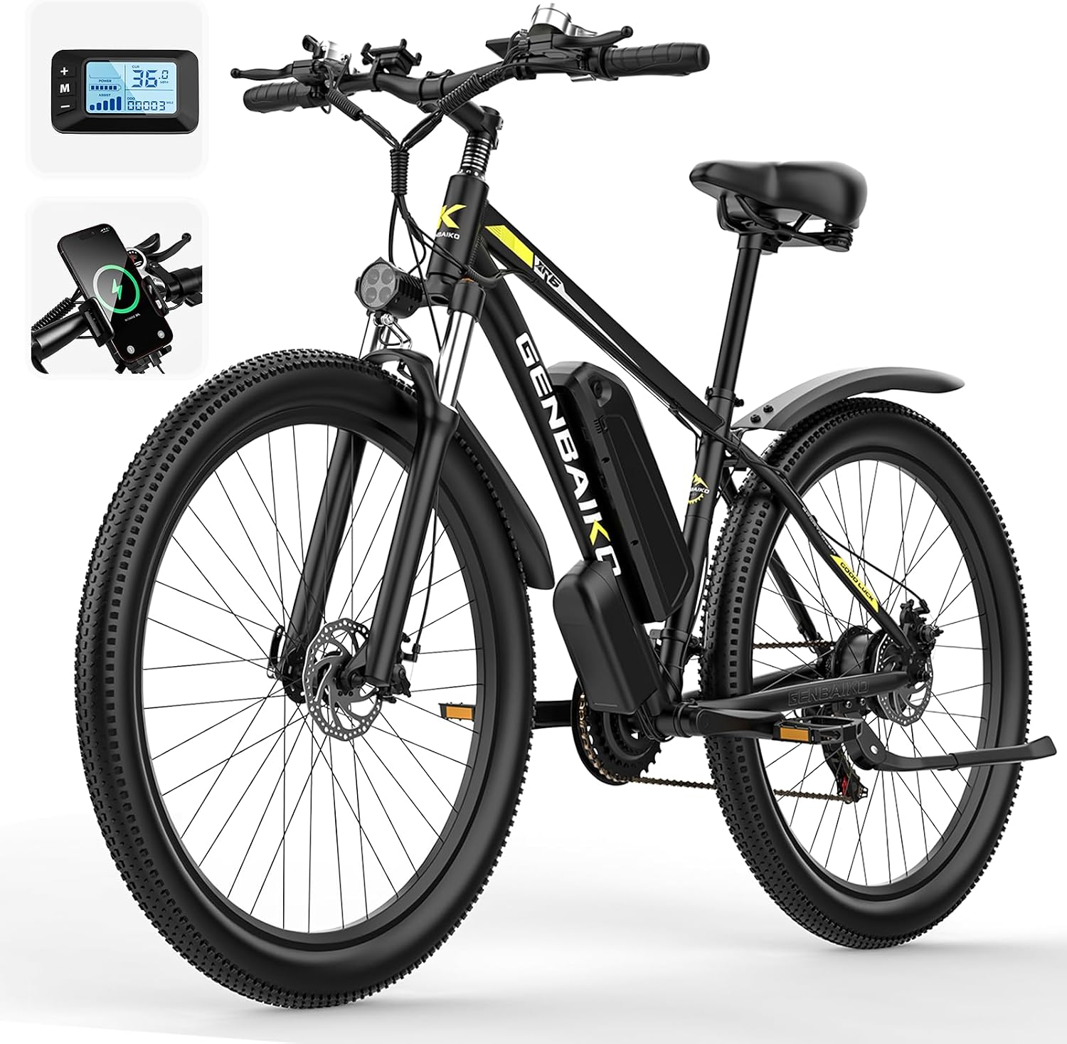 29' Electric Bike for Adults, Max 37MPH 2000W Peak 921.6WH Electric Mountain Bike, 80 Miles Ebike 21-Speed Gears, IP7 Waterproof E Bicycle E Bike for Commuter