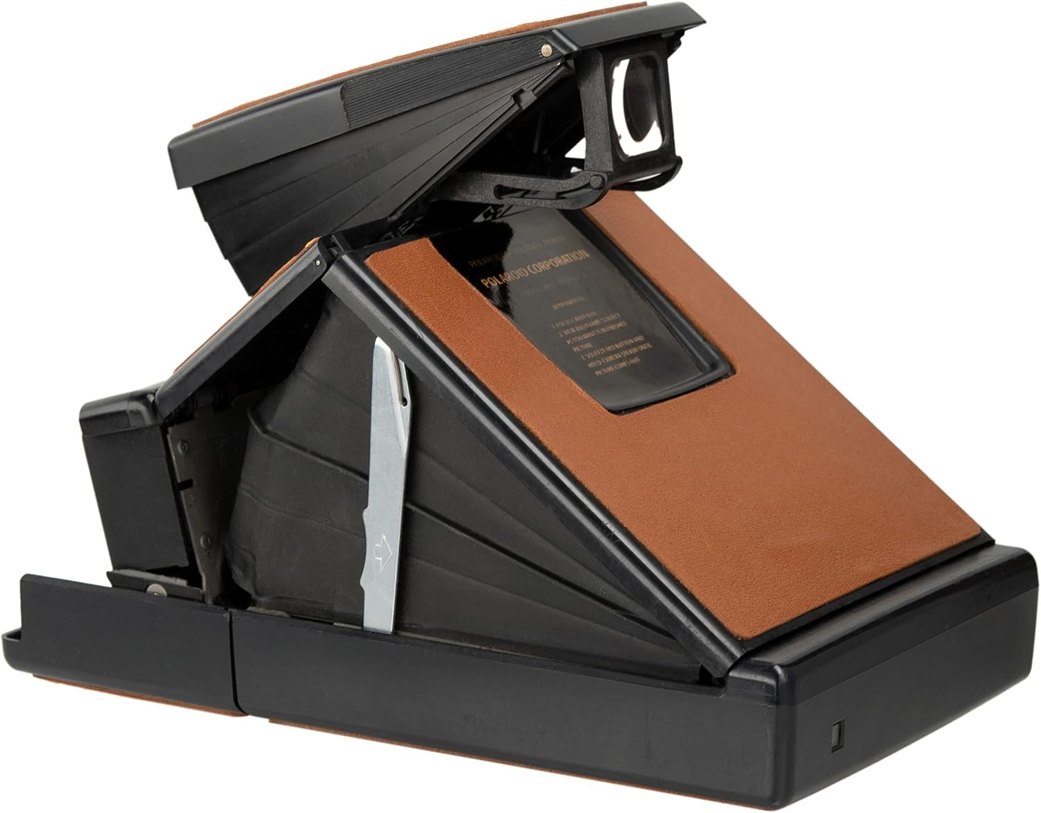 Polaroid SX-70 Land Camera Model 2 – Black Edition | Refurbished Folding SLR Instant Camera | Manual Focus | Uses SX-70 Film (Renewed)