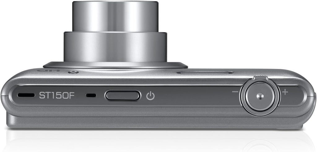 Samsung ST150F 16.2MP Smart WiFi Digital Camera with 5x Optical Zoom and 3.0' LCD Screen (Silver)