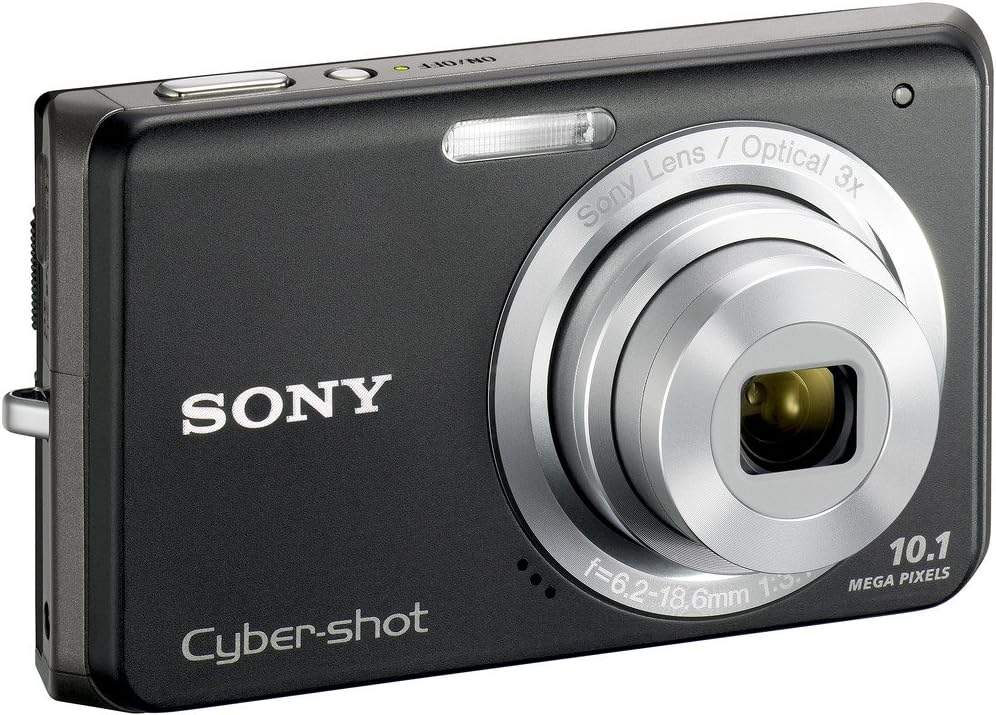 Sony Cybershot DSC-W180 10.1MP Digital Camera with 3x SteadyShot Stabilized Zoom and 2.7-inch LCD (Black)