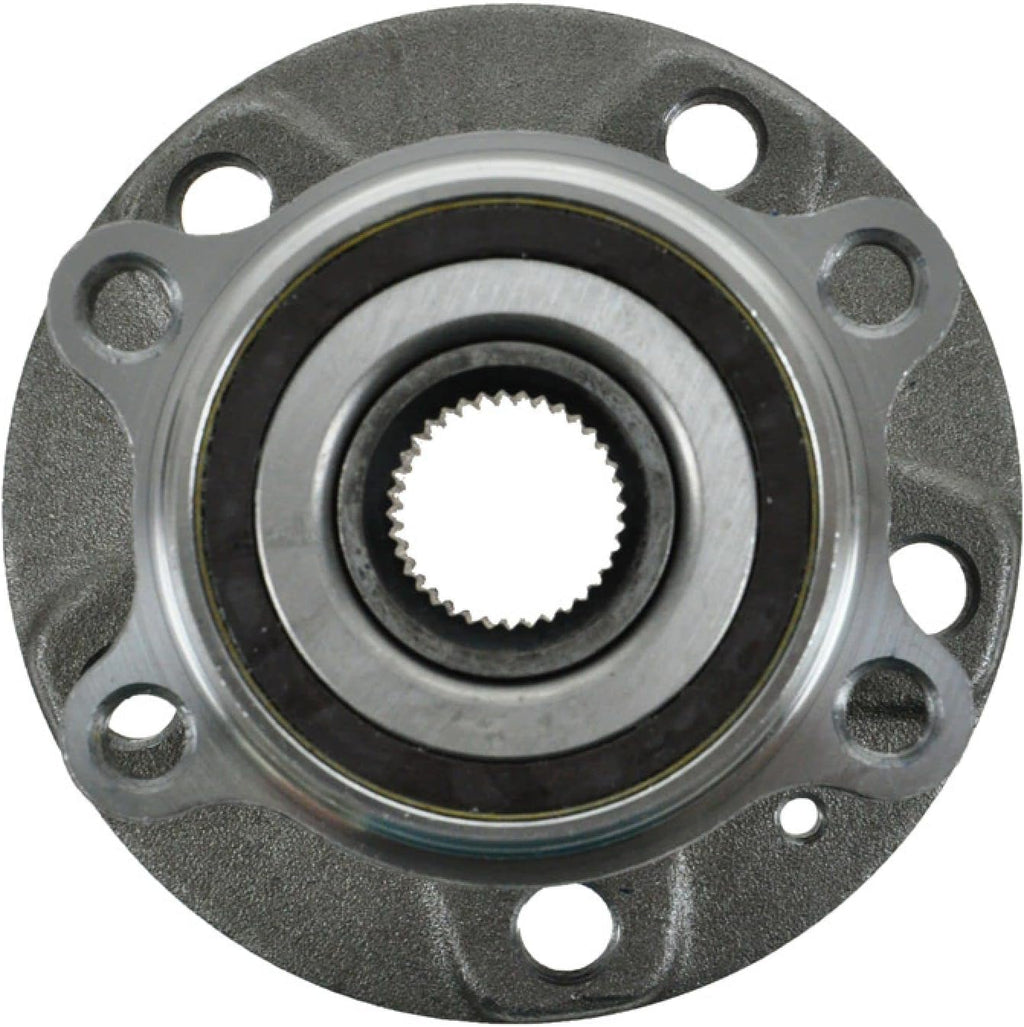 TRQ Front and Rear Wheel Bearing and Hub Assembly Set 4 Piece Compatible with 2012-2021 Volkswagen Passat 2015-2018 Audi Q3 2008-2009 TT 2012-2019 Volkswagen Beetle