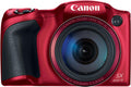 Canon Powershot SX400 is 16.0 MP Digital Camera with 30x Optical Zoom and 720p HD Video (Red)