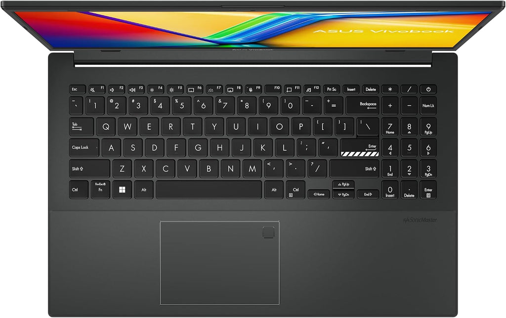 ASUS Vivobook Go 15.6' FHD Slim Laptop, AMD Ryzen 3 7320U Quad Core Processor, 8GB DDR5 RAM, 256GB SSD, Windows 11 Home, Fast Charging, Webcam Shield, Military Grade Durability, Black, E1504FA-AB34
