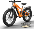 PUCKIPUPPY Electric Bike for Adults 960W, 48V 20AH Battery Adult Ebike, Full Suspension 26' Fat Tire E Bike, 28MPH 80Miles Range Mountain Electric Bicycle, 7 Speed, Hydraulic Disc Brakes