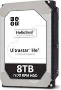 HGST Ultrastar He8 HUH728080ALE604 0F23668 / 0F25721 8TB 7,2K RPM SATA 6Gb/s 128MB 3.5' HDD 512E