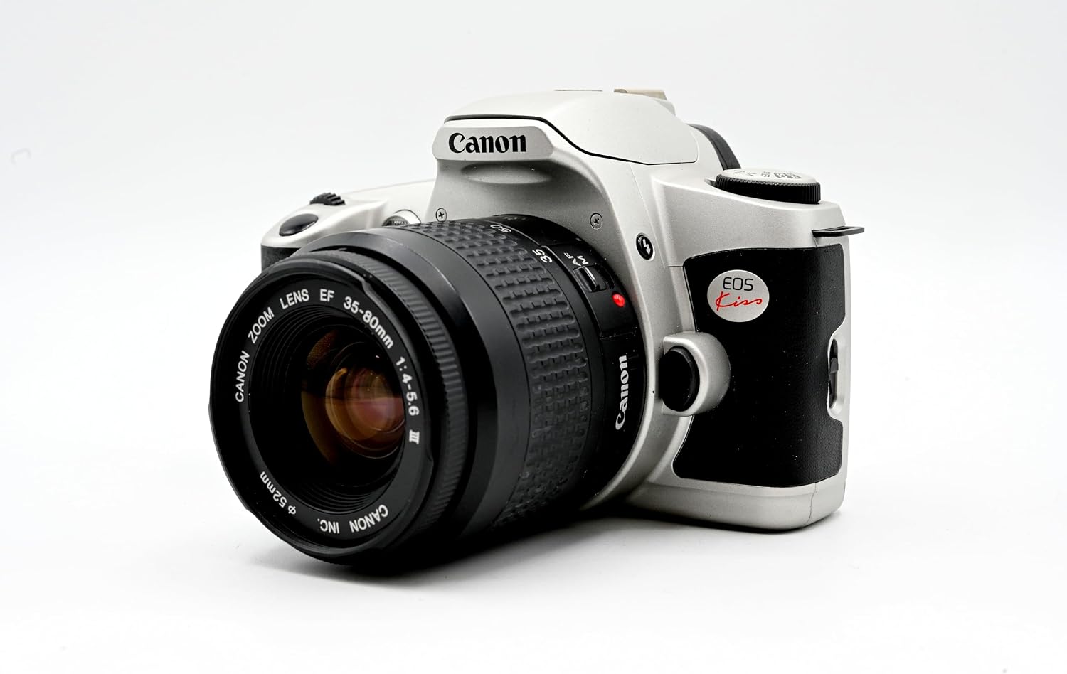 Canon New EOS Kiss (AKA Rebel G in USA/Canada) SLR AF Film Camera With 35-80mm EF Lens (Renewed)