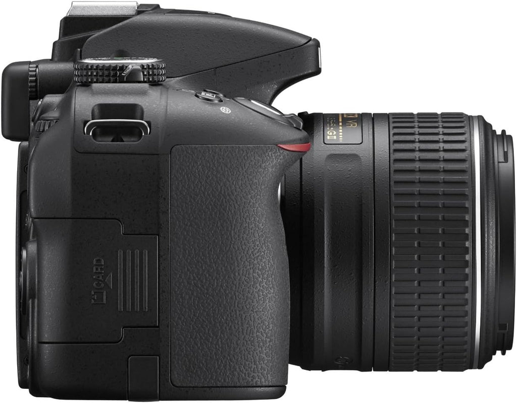 Nikon D5300 24.2 MP CMOS Digital SLR Camera with 18-55mm f/3.5-5.6G ED VR II Auto Focus-S DX NIKKOR Zoom Lens, Built-in WiFi and GPS - Black (Renewed)