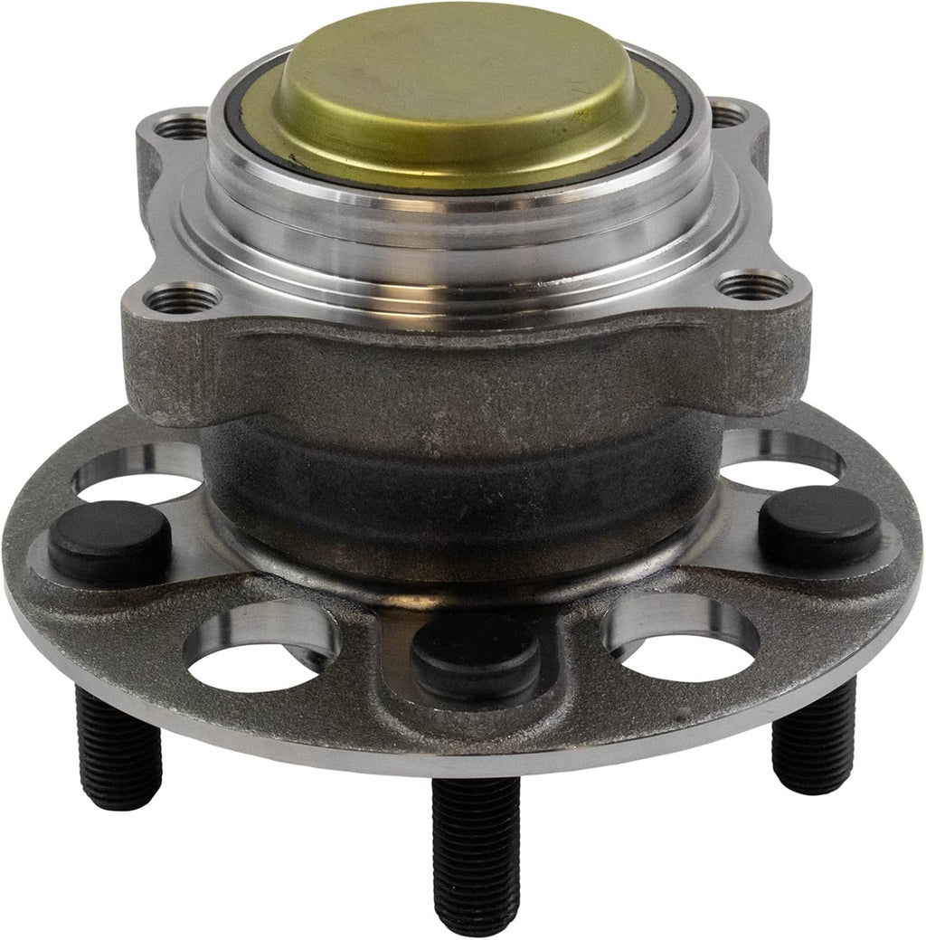 TRQ 2 Piece Rear Wheel Bearing & Hub Assembly Set with ABS Sensor Compatible with 2017-2022 Honda Ridgeline