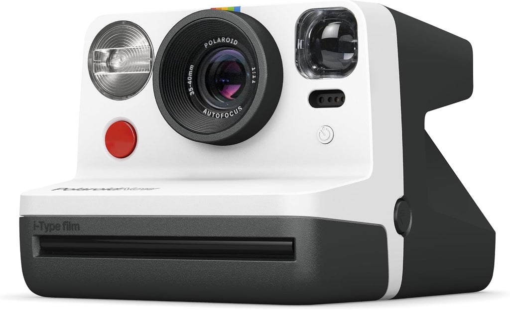 Polaroid Now 2nd Generation I-Type Instant Film Camera - Black & White (9072)