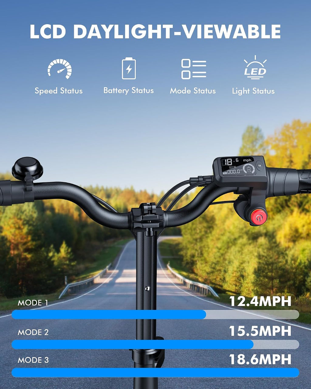 Gyroor C1 Plus Electric Scooter for Adults with Seat & Pet Basket - 30 Miles Range 650W Motor 48V 13.5Ah Battery 18.6MPH 14' Pneumatic Tires Foldable Design Dual Shock Absorbers 300lbs Capacity