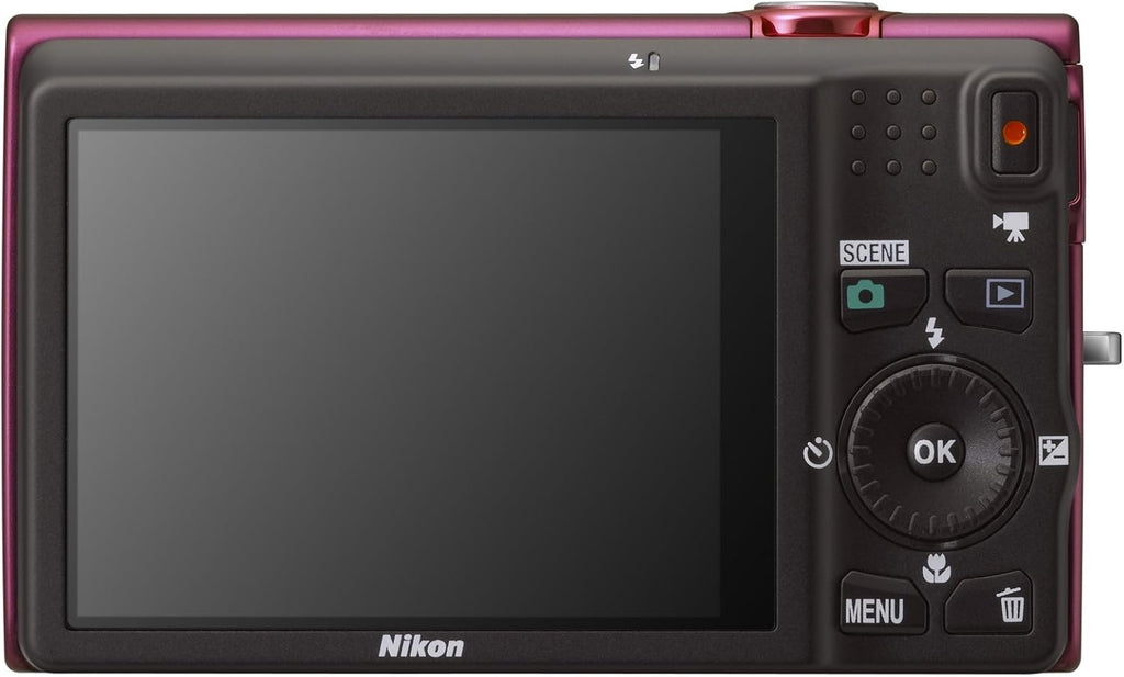 Nikon COOLPIX S6200 Compact Digital Camera - Pink (16MP, 10x Optical Zoom) 2.7 inch LCD