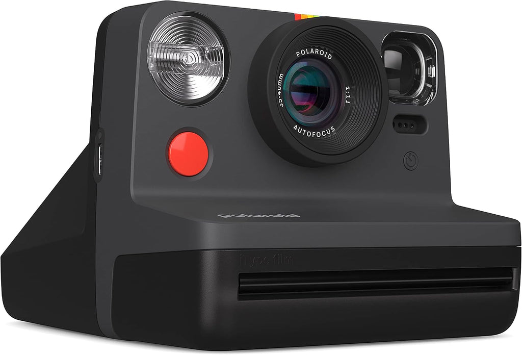 Polaroid Now 2nd Generation I-Type Instant Film Camera - Black (9095)
