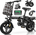 LELEKUAI Electric Bike for Adults, 1200W Peak Motor Commuter Ebike, 20-28MPH Speed, 32 Miles Range, Removable Waterproof Battery, Dual Disc Brakes Electric Bicycle, UL 2849 Certified